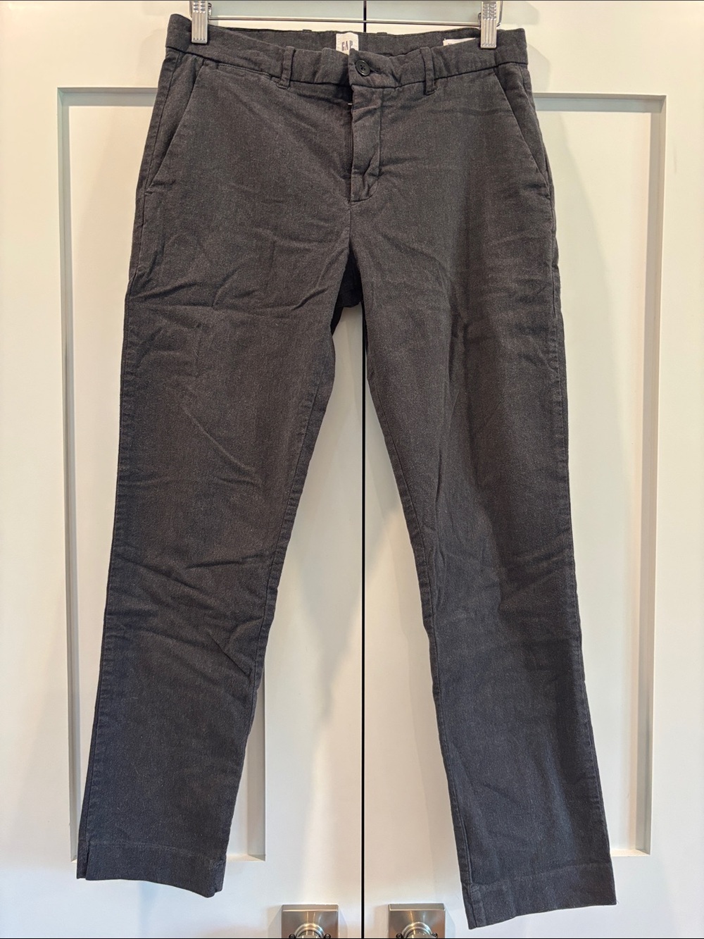 GAP Men's Dark Charcoal Gray Chinos
